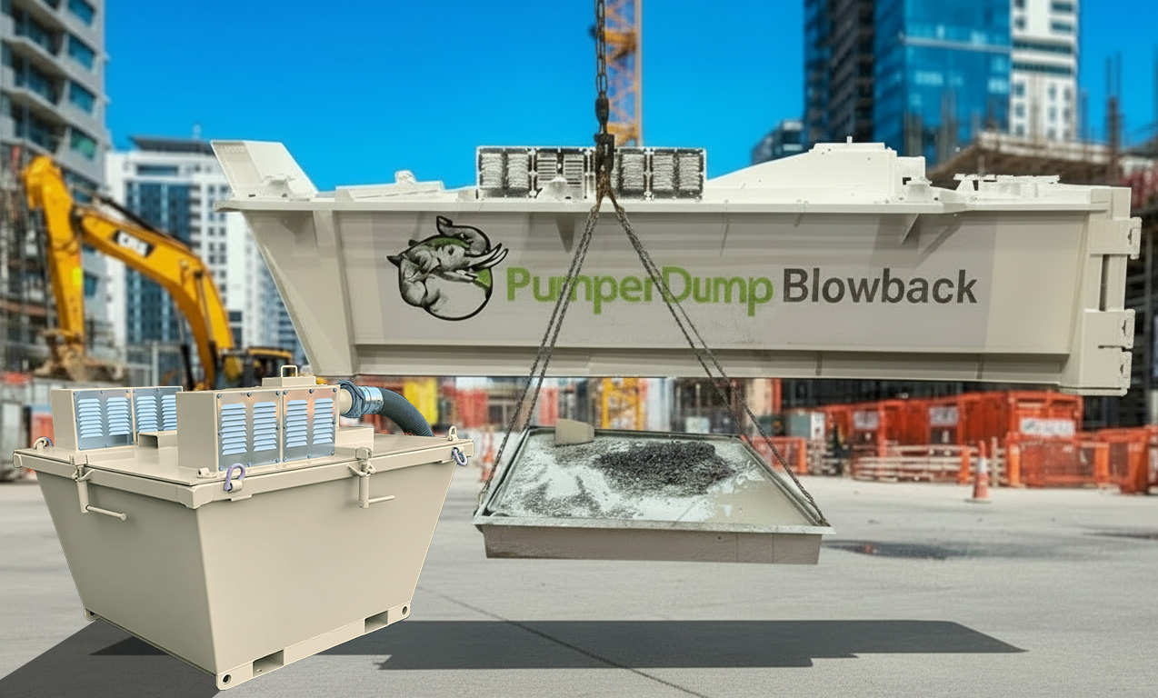 PumperDump's Washout Units and Blowback Bins